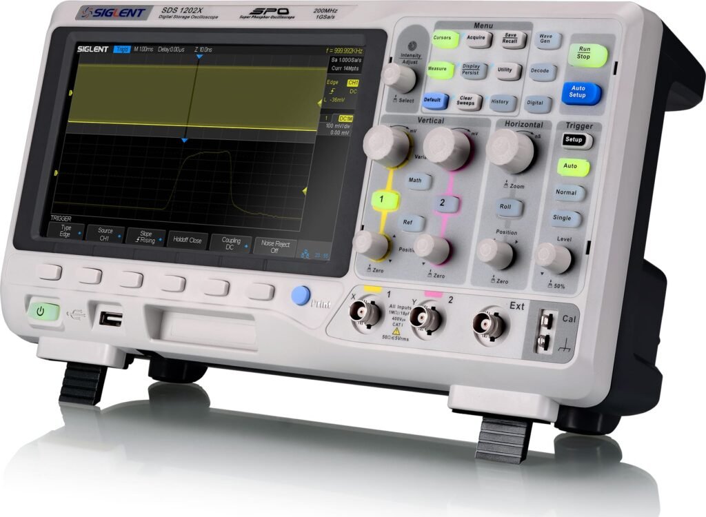 Introducing the Siglent SDS1202X-E, the oscilloscope practitioners who prioritize clarity and functionality.