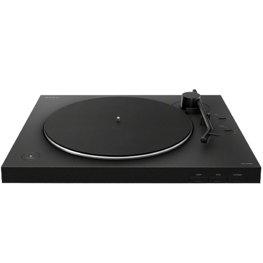 The Sony PS-LX310BT, a contender for the best affordable turntable with Bluetooth connectivity for easy streaming.