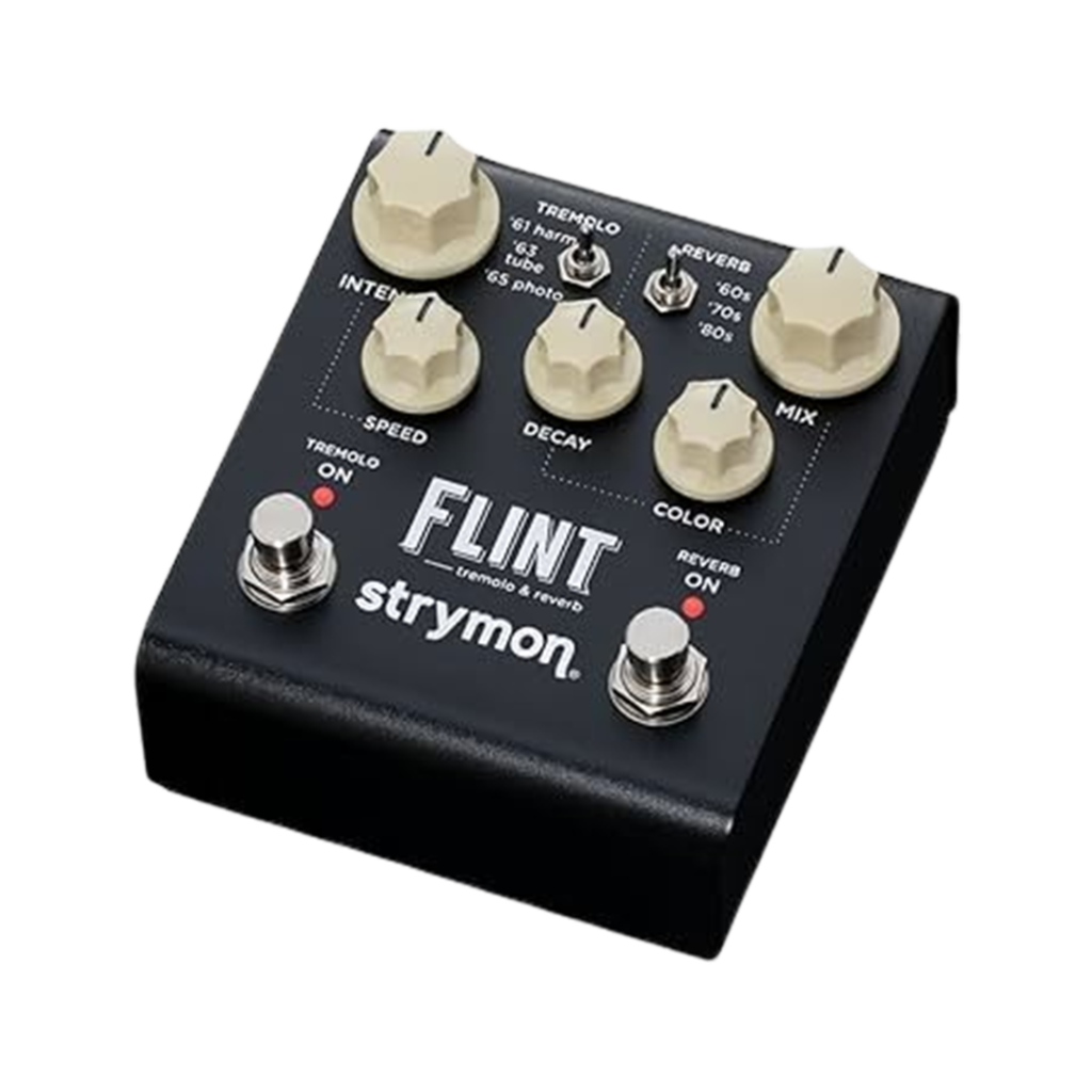 As the best acoustic guitar pedal, the Strymon Flint offers lush, atmospheric tremolo and reverb that transform acoustic sounds.