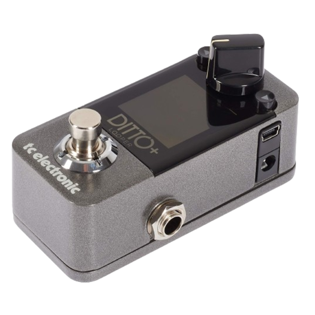 The TC Electronic Ditto+ is a sleek and compact looper pedal, featuring extended loop memory and a clear display for precision control, making it an excellent tool for guitarists of all levels.