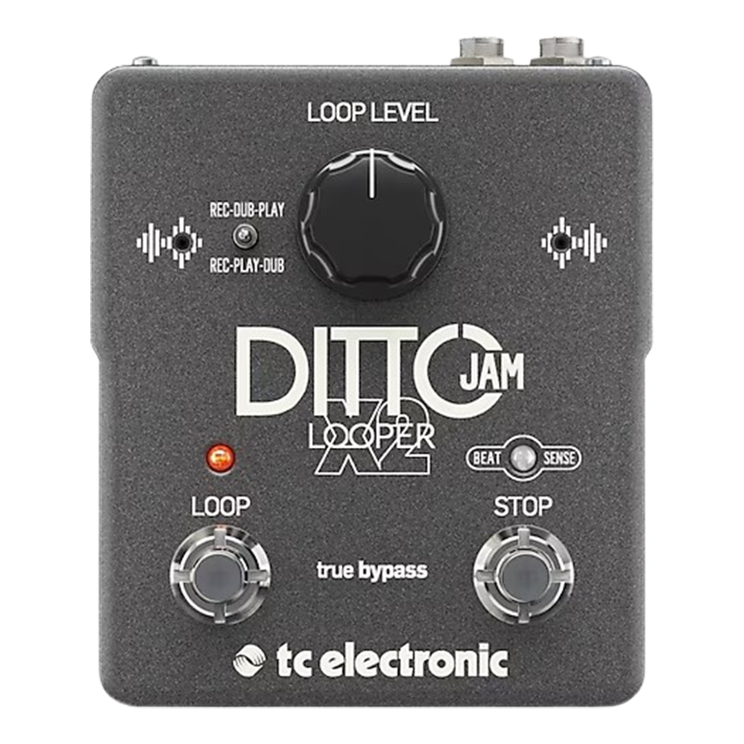 TC Electronic Ditto X2, the preferred looping pedal for acoustic guitarists, offering intuitive controls and superior sound quality.