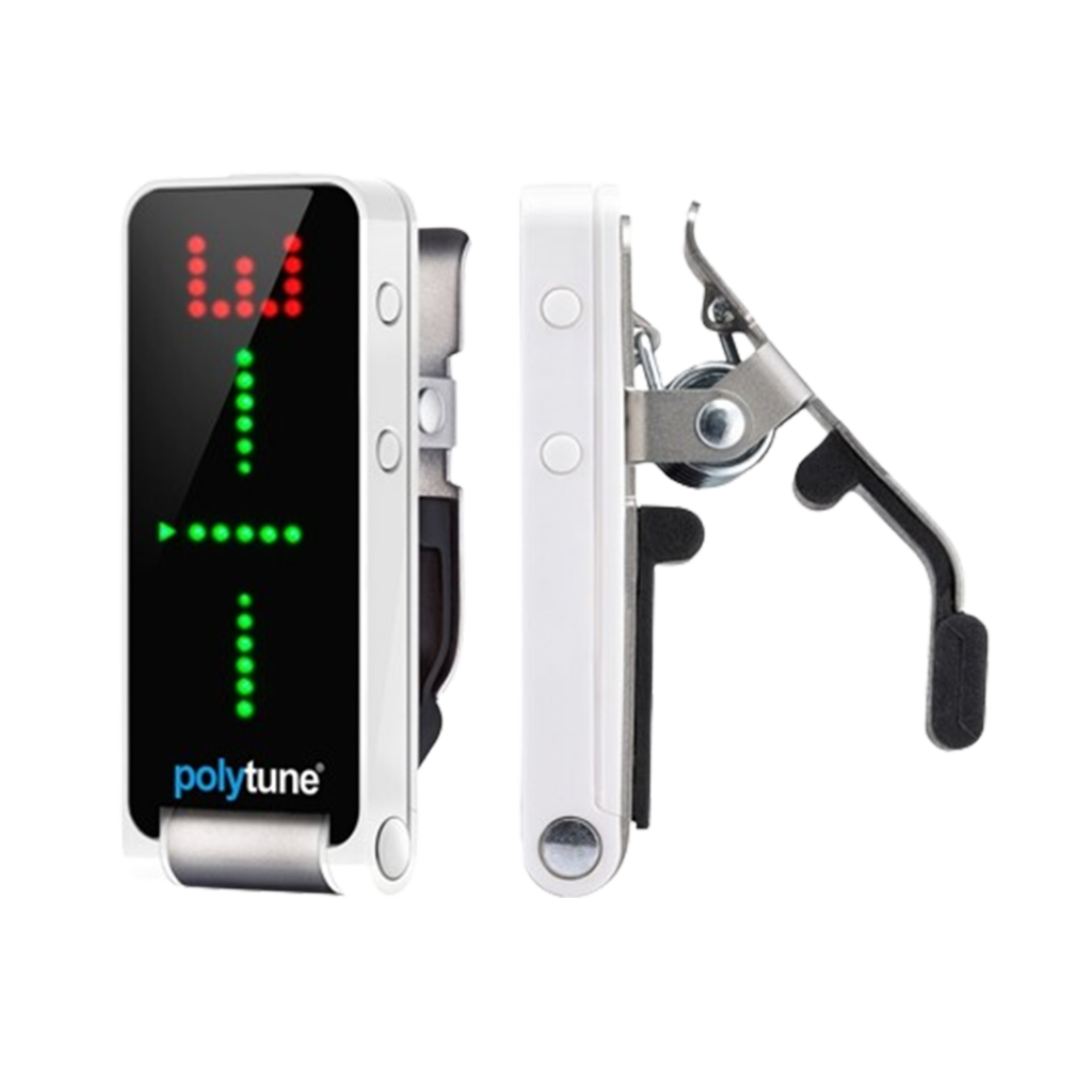 The compact and reliable TC Electronic Polytune Clip offers precision that rivals the best guitar tuner pedals in a clip-on format.