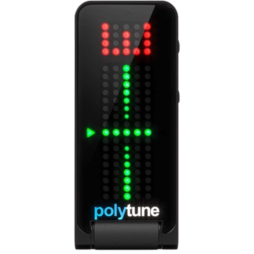 The TC Electronic Polytune Clip sets a new standard for the best guitar tuner pedal experience in a small, clip-on design.