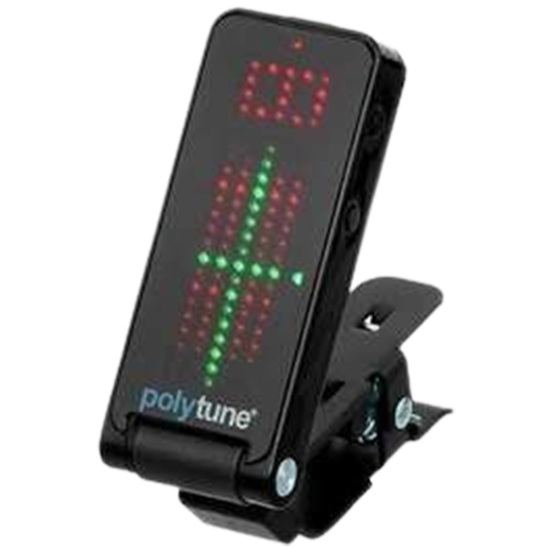 The TC Electronic Polytune Clip-On Guitar Tuner, known for its polyphonic tuning feature, is presented as the best clip-on guitar tuner for quick and efficient multi-string tuning.