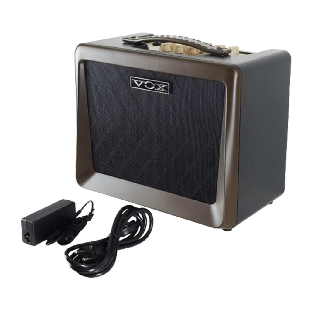 The VOX VX50 AG is a sleek, lightweight amplifier with Nutube technology, providing a rich acoustic tone for the best acoustic guitar amp seekers.