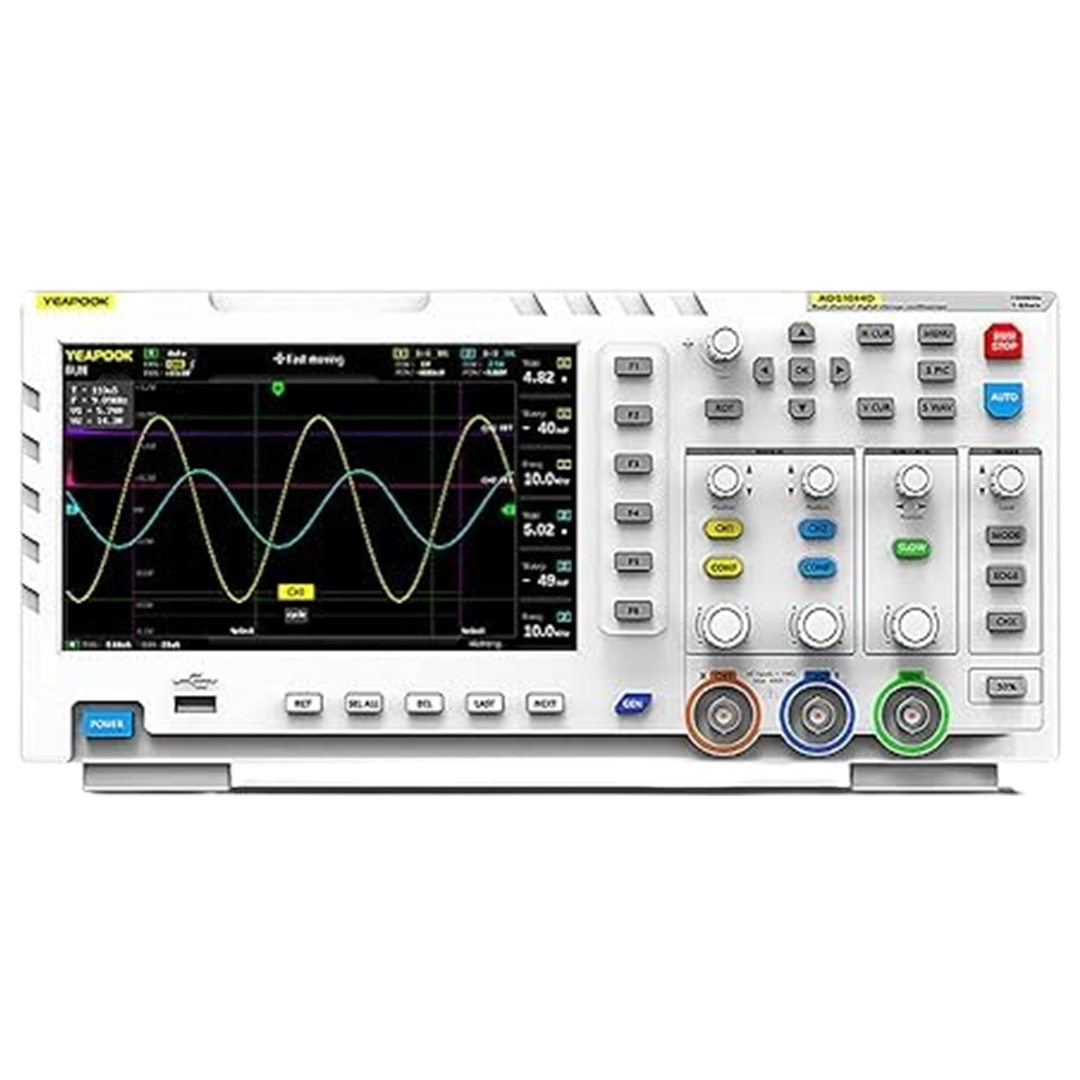 Featuring the Yeapook ADS1014D, the oscilloscope users seeking versatile dual-channel options for their projects.
