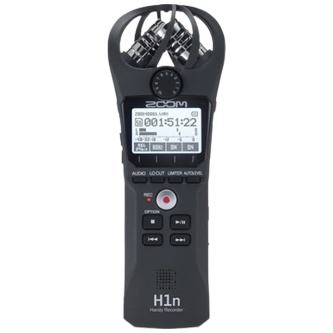 The Zoom H1n in a straightforward presentation, focusing on its simple operation and high-quality recording capabilities for field use.