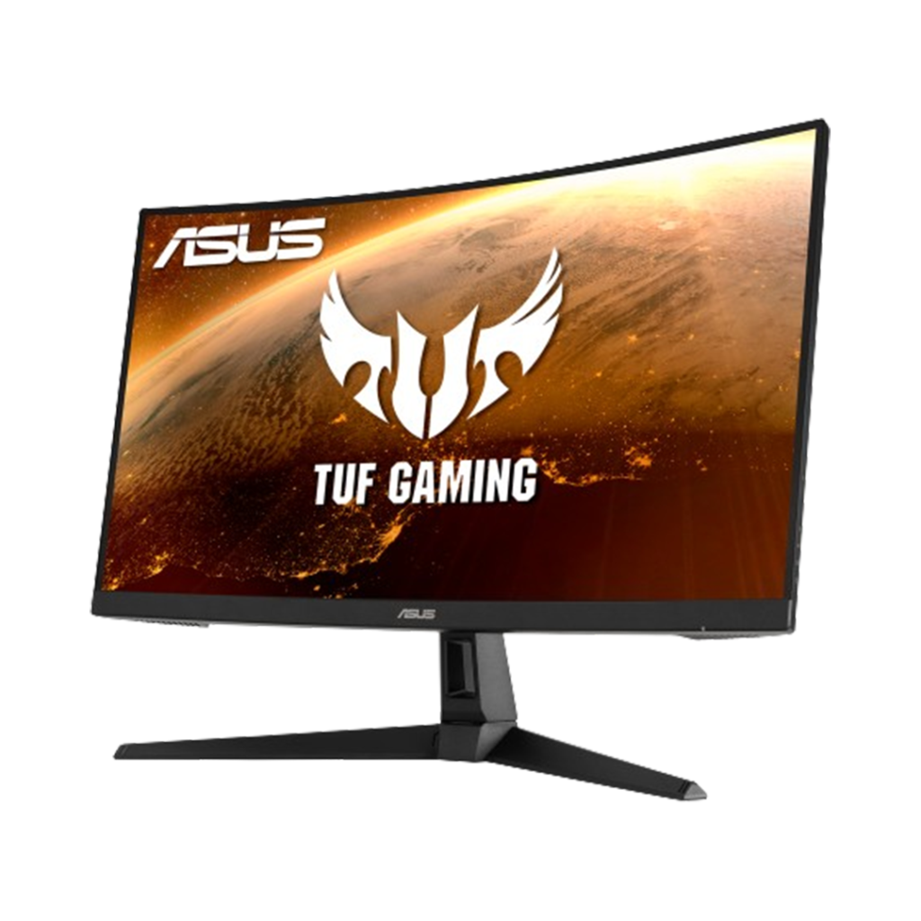 The ASUS TUF Gaming 27" 1080p monitor, a top contender for best monitor for Mac Pro, delivers vibrant visuals and smooth gameplay.