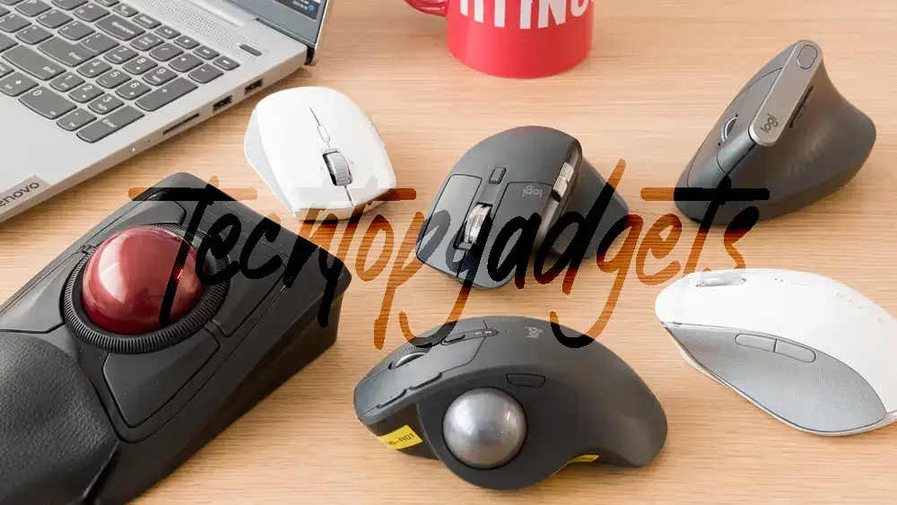 This workstation showcases a variety of Logitech mice, including the ergonomic trackballs and the high-performance MX Master 3S, each competing for the title of best Logitech mouse for work, proving that there's a perfect Logitech mouse for every professional's need.