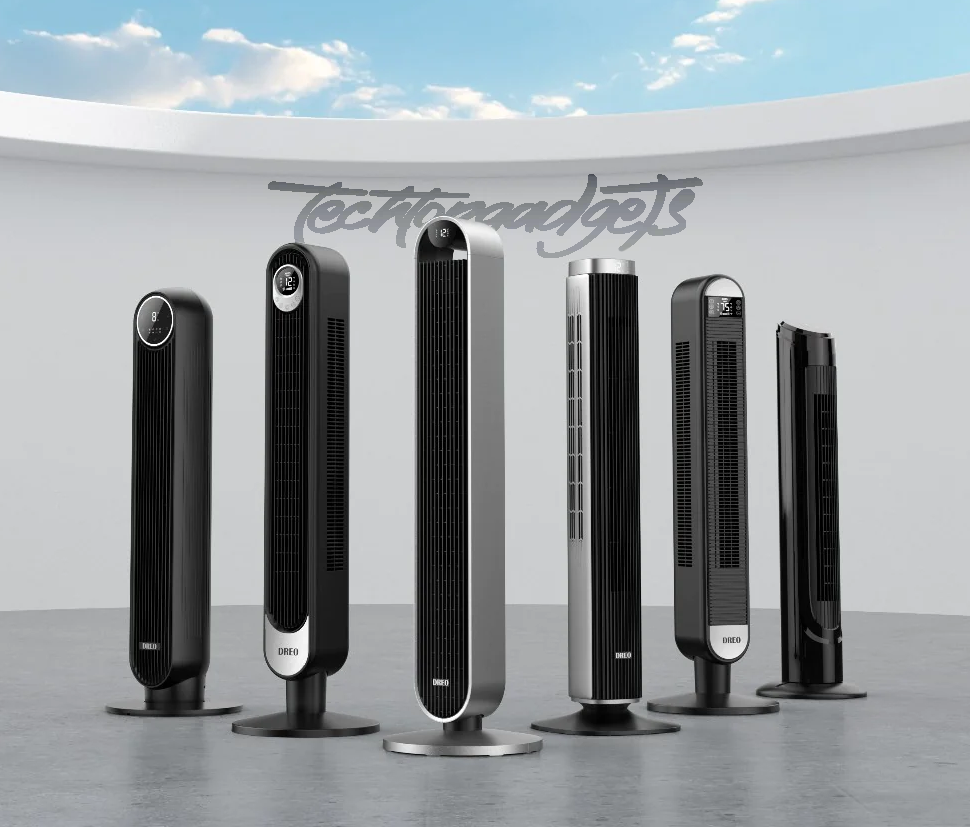 A collection of the best smart tower fans, featuring Dreo, Dyson, Honeywell, and Lasko models, each offering unique cooling experiences.
