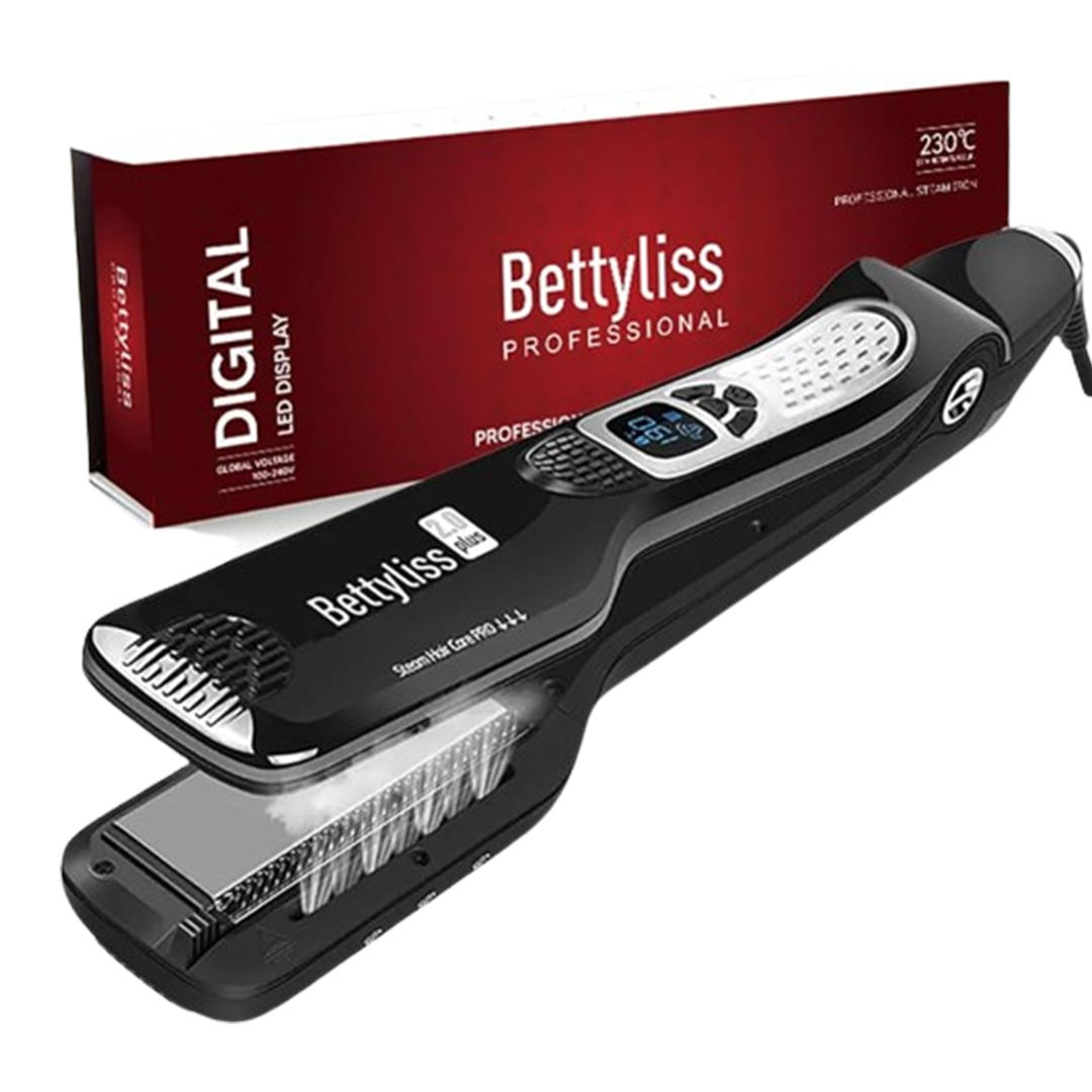 Achieve professional results at home with the Bettyliss Best Steam Hair Straightener, ensuring smooth and straight locks every time.