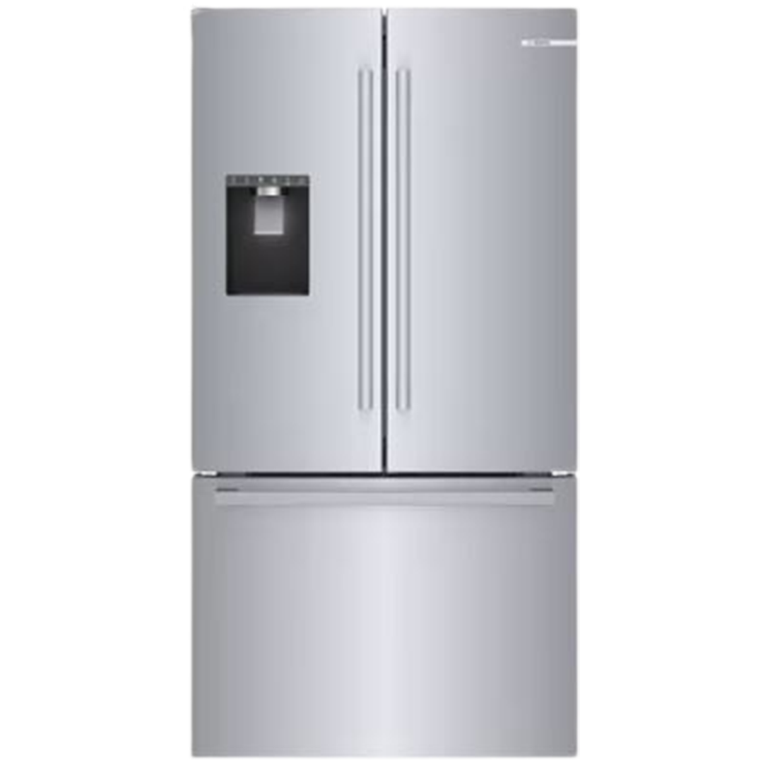 Experience the best in cold storage with the Bosch 500 Series refrigerator, complete with a nugget ice maker for refreshing drinks anytime.