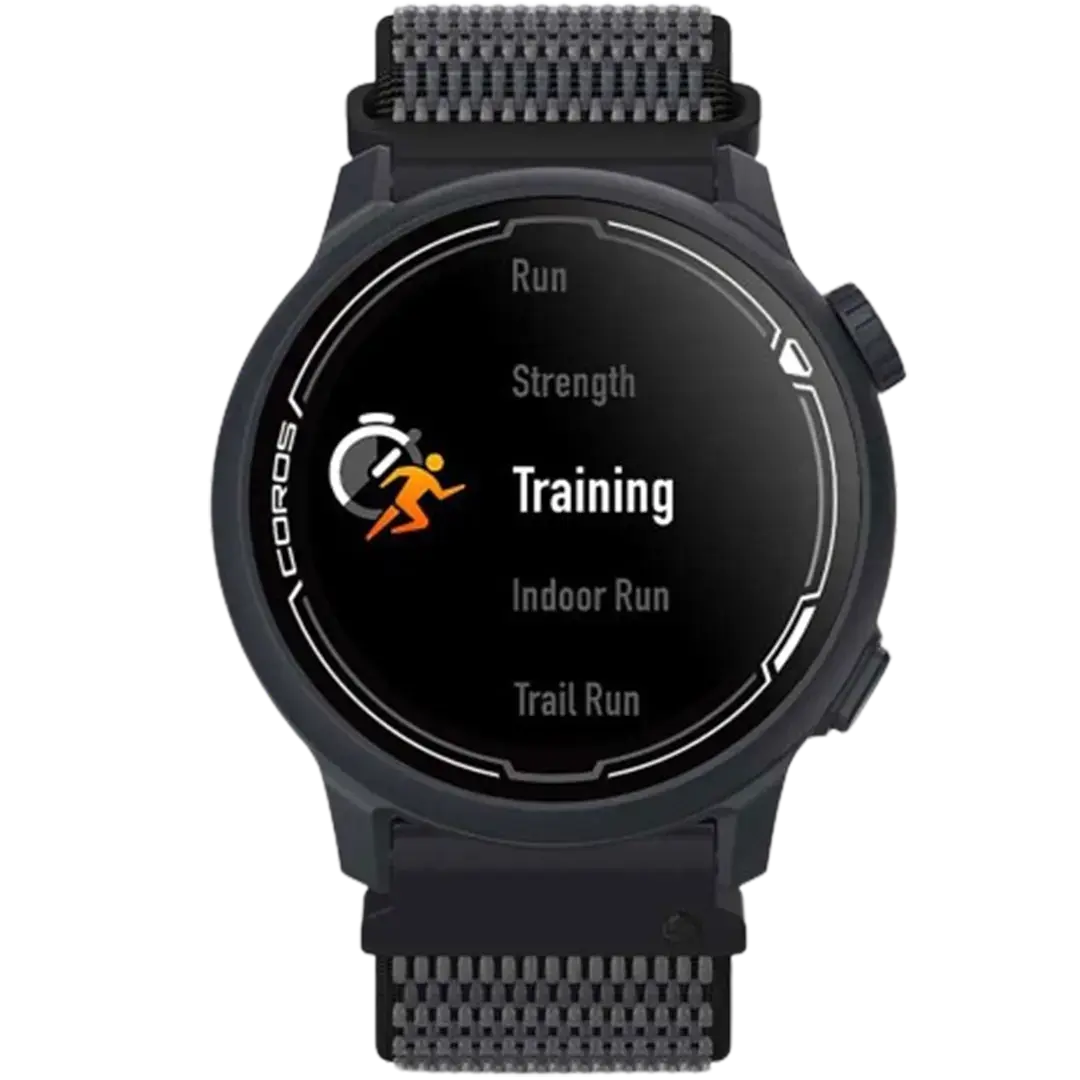 Navigate your runs with ease with the Coros Pace 2, the best GPS watch for trail running, featuring a dynamic interface with customizable options.