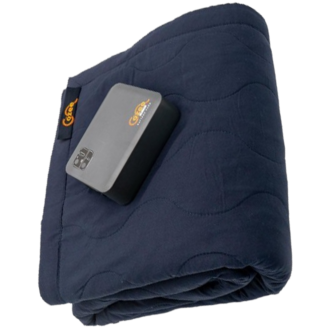 The Cozee Heated Blanket embodies the ultimate in portability and warmth, securing its spot as one of the best cordless electric blankets available.