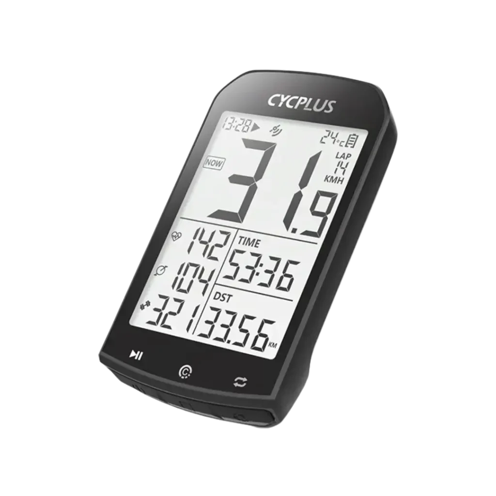 Navigate and track your ride with the Cycplus GPS Bike Computer, a top pick for the best bicycle speedometer with GPS capabilities.
