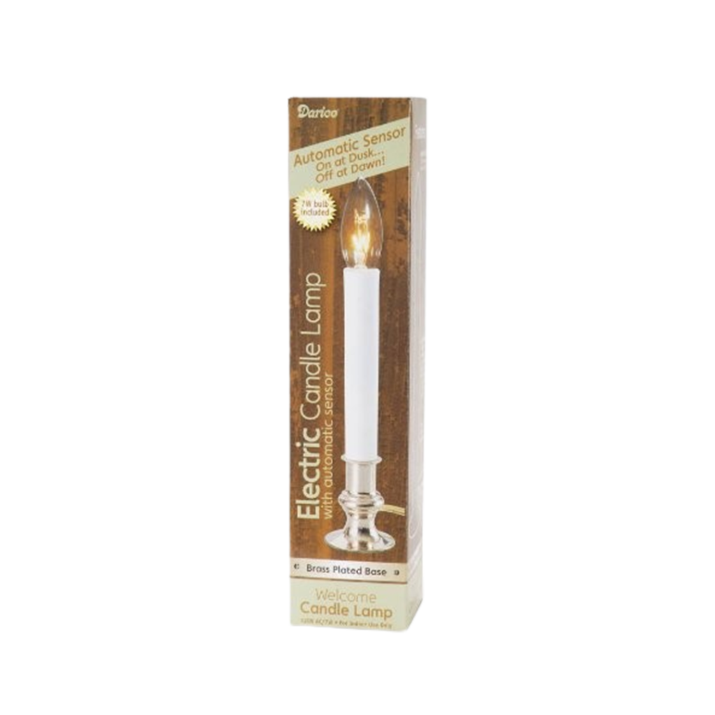 Darice 9" electric window candles provide a classic touch, being the best electric window candles with sensor for timeless decor.
