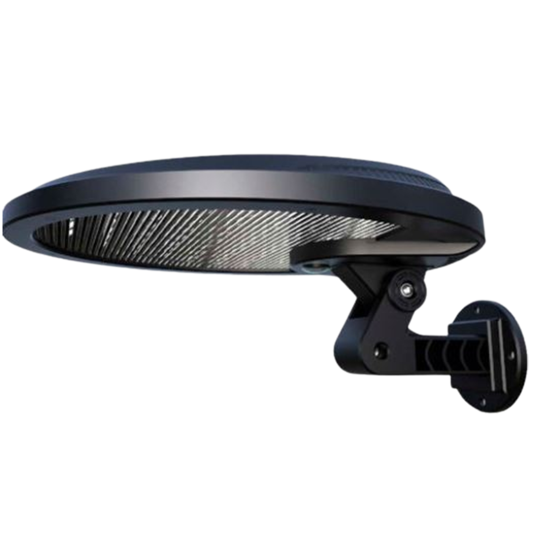 eLEDing Solar-Powered LED Mini UFO Flood Light is among the best solar flood lights with motion sensor, providing efficient and sustainable lighting.