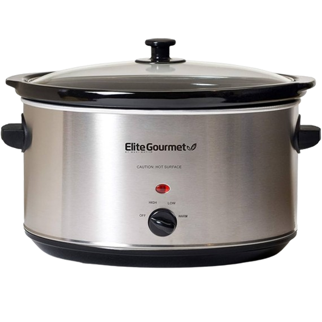 The Elite Gourmet MST-900V, known for being one of the best quart slow cookers, provides a simple, efficient, and stylish cooking experience.
