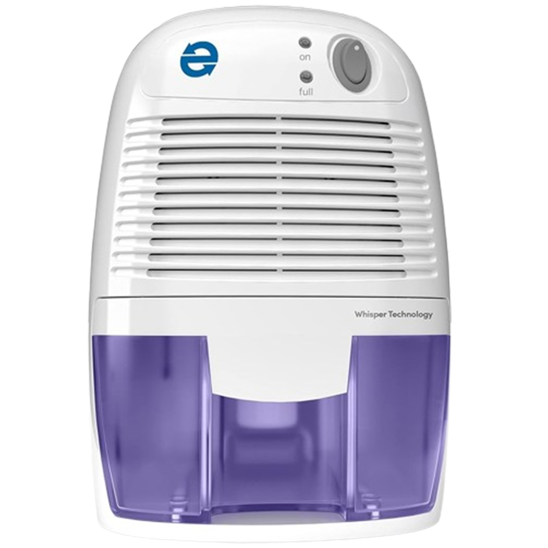 The best dehumidifier for small bathroom environments, the Eva-Dry Electric Petite Dehumidifier, features whisper technology for quiet operation.