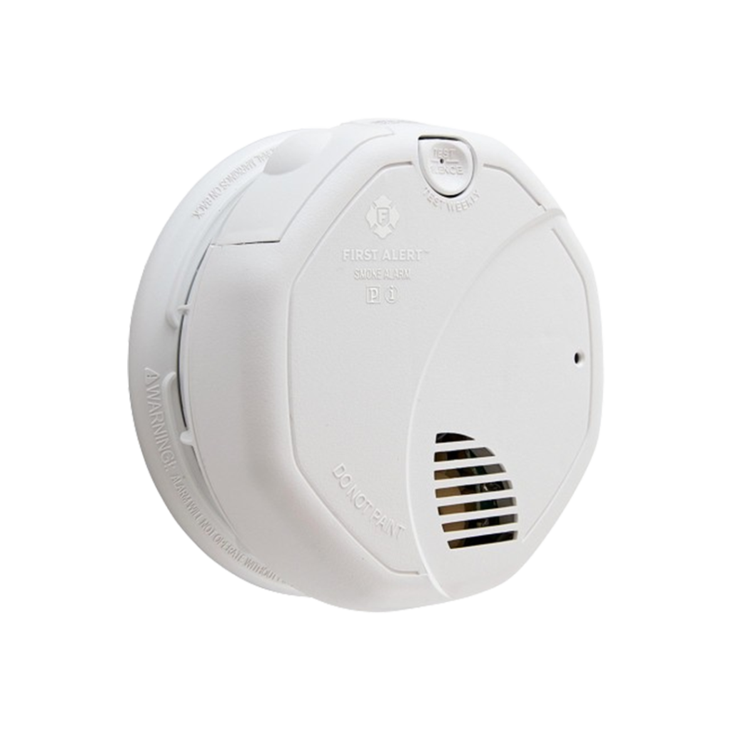 The First Alert 3120B smoke alarm features dual sensors and an intelligent sensing technology for reliable fire detection, qualifying as one of the best smoke and CO detectors on the market.