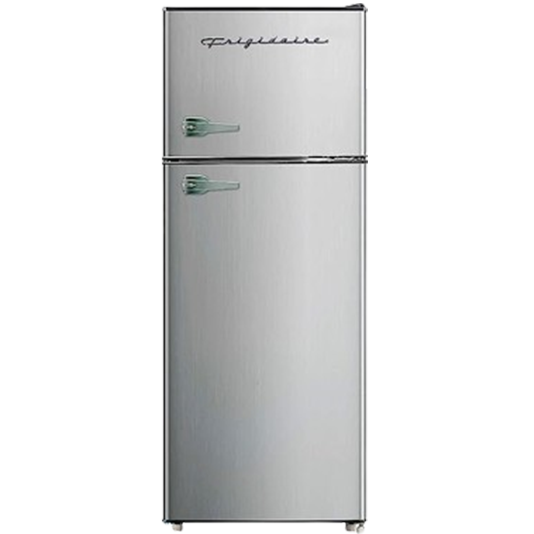 The stainless steel appearance of the Frigidaire EFR751 merges elegance with practicality, defining it as the best freezerless refrigerator for modern homes.