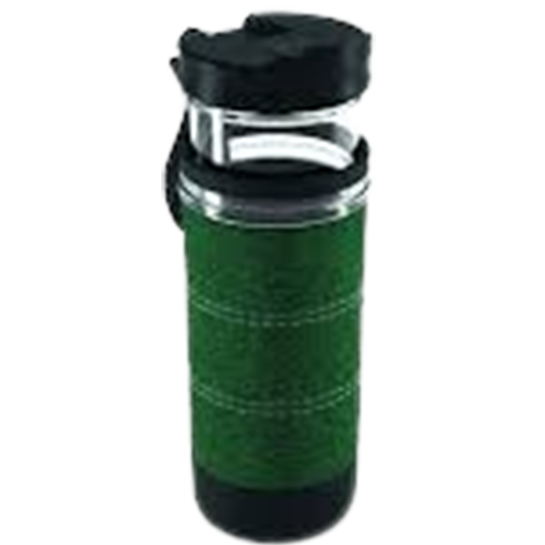 Best backpacking coffee maker for purists, the GSI Outdoors JavaPress, with its innovative plunger design and green insulating cover.