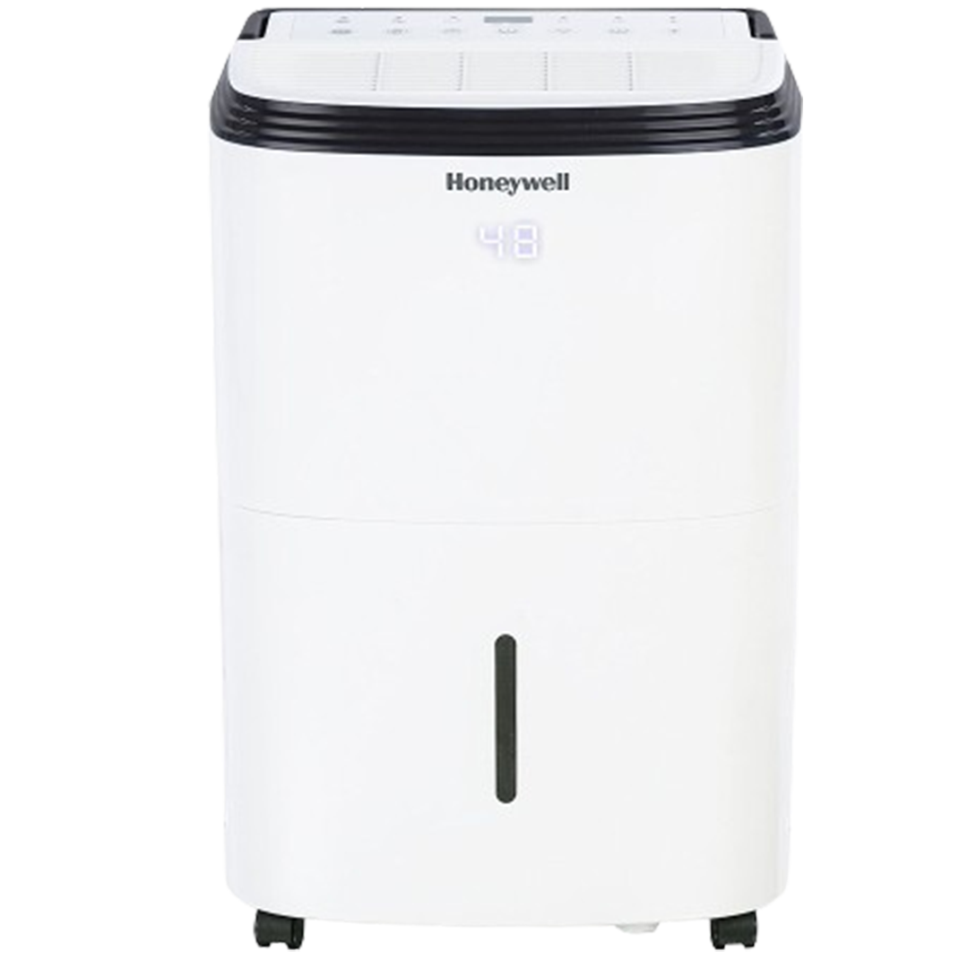 Achieve the perfect humidity levels in small spaces with the Honeywell 30-Pint Smart Dehumidifier, known as the best dehumidifier for small bathrooms.