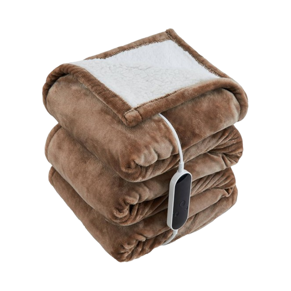 Hyundai's Electric Blanket offers state-of-the-art heating technology wrapped in a soft fabric, a notable contender for the best cordless electric blanket on the market.