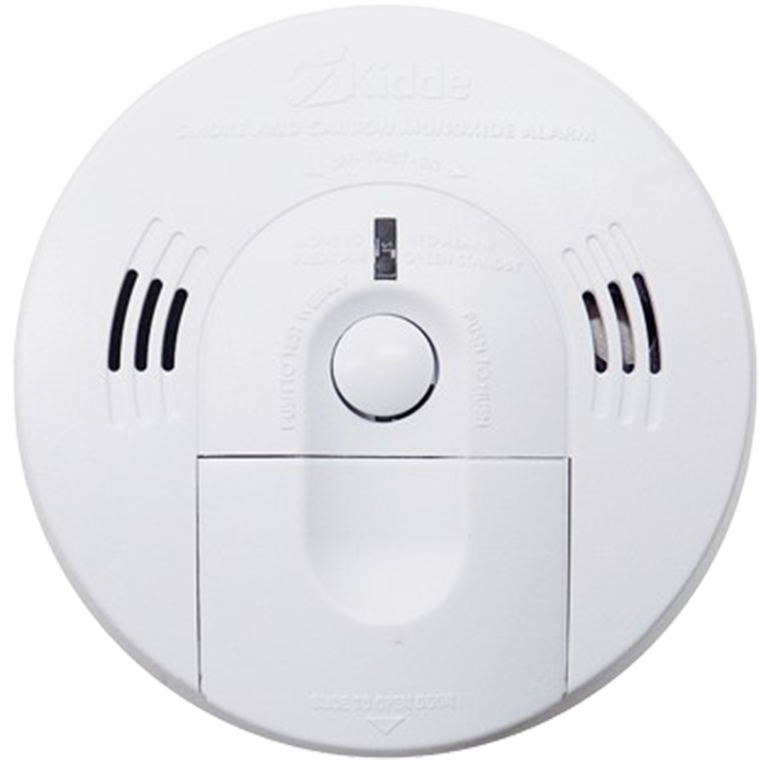 The Kidde KN-COSM-IBA, acclaimed as a best smoke and CO detector, provides voice warnings and smart hush features for reliable and user-friendly fire protection.