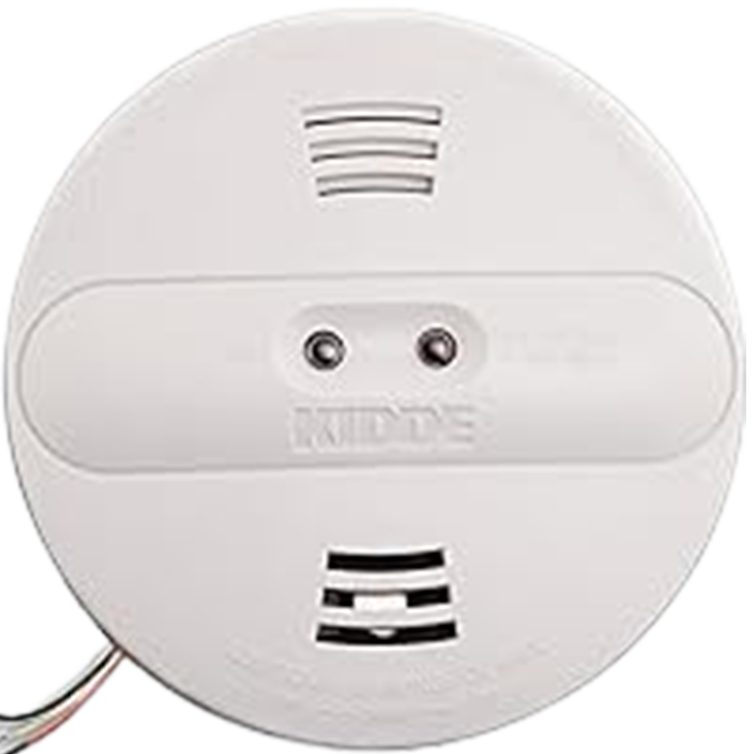 Image of the Kidde PI2010, a best smoke and CO detector known for its quick installation and efficient detection of both fast flaming and slow smoldering fires.