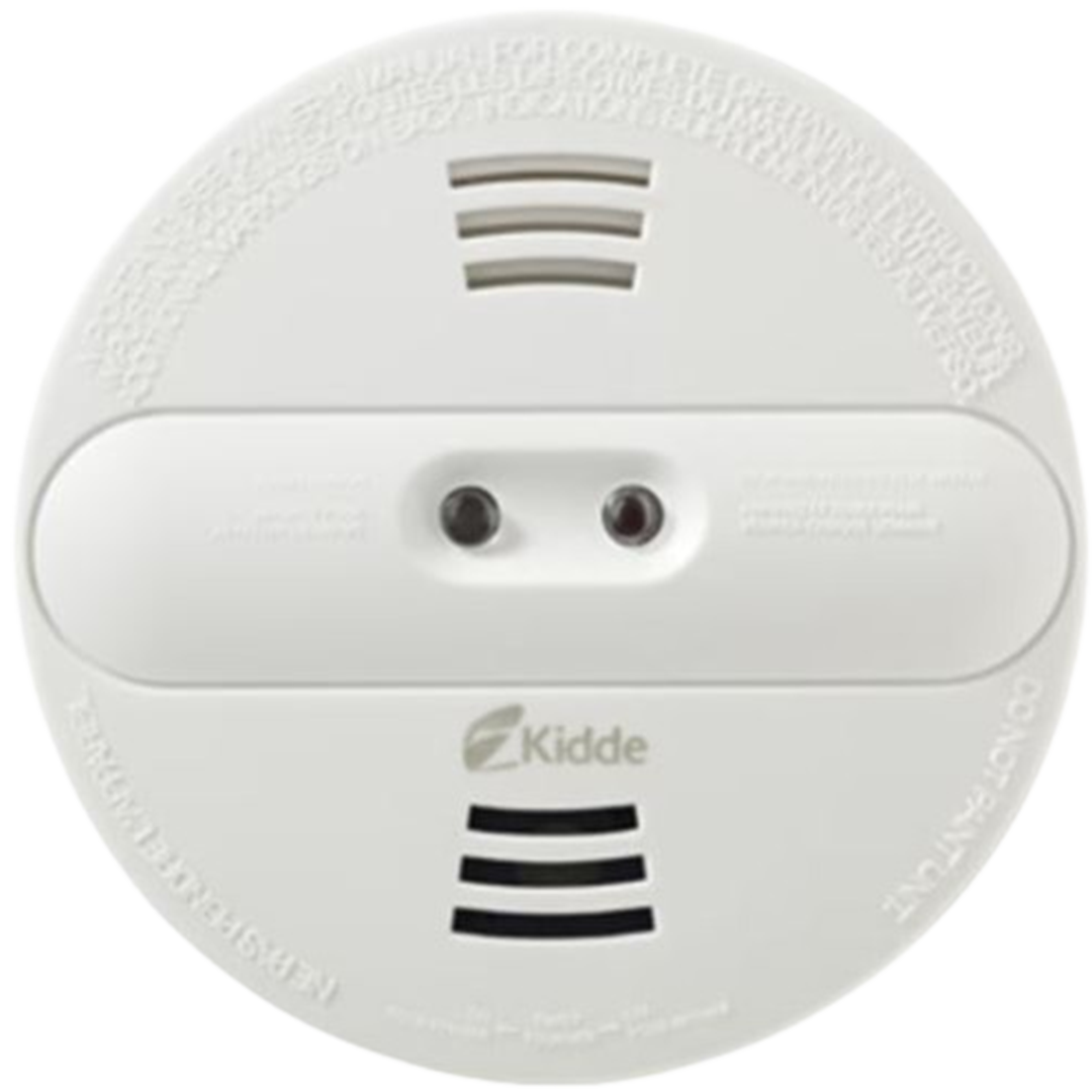 Displaying the Kidde PI9010, this best smoke and CO detector is designed with dual sensors for reliable detection, offering top-notch safety in residential settings.