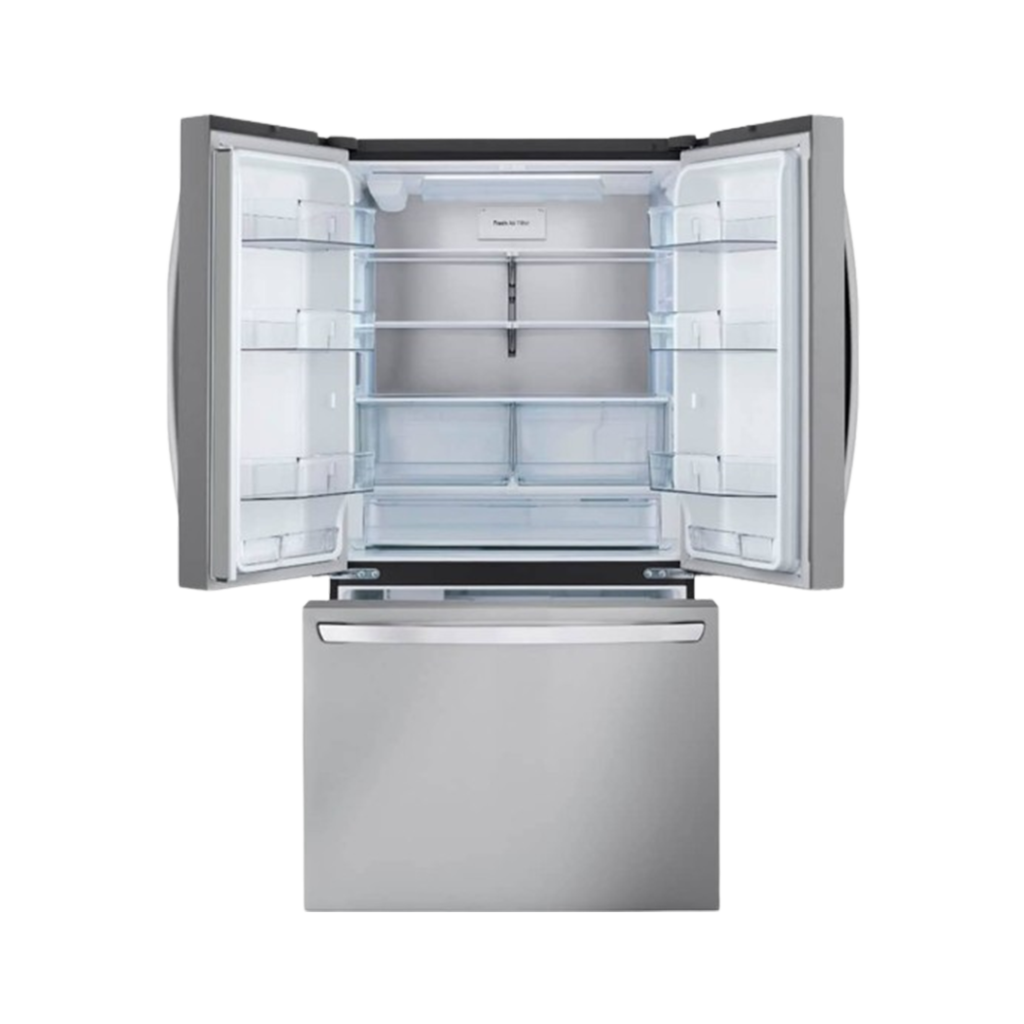 The LG LRFLC2706S refrigerator is the best option for those looking for a large capacity fridge with a premium nugget ice maker.