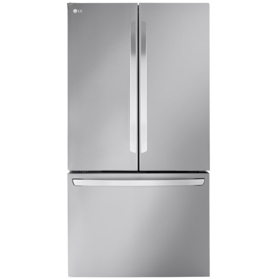 The LG LRFLC2706S is the best refrigerator for enthusiasts seeking an advanced nugget ice maker and intuitive storage solutions.