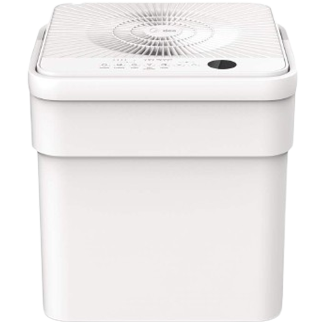 Elevate moisture control in your small bathroom with the Midea 50-Pint Cube Dehumidifier, a top choice for the best dehumidifier in compact spaces.