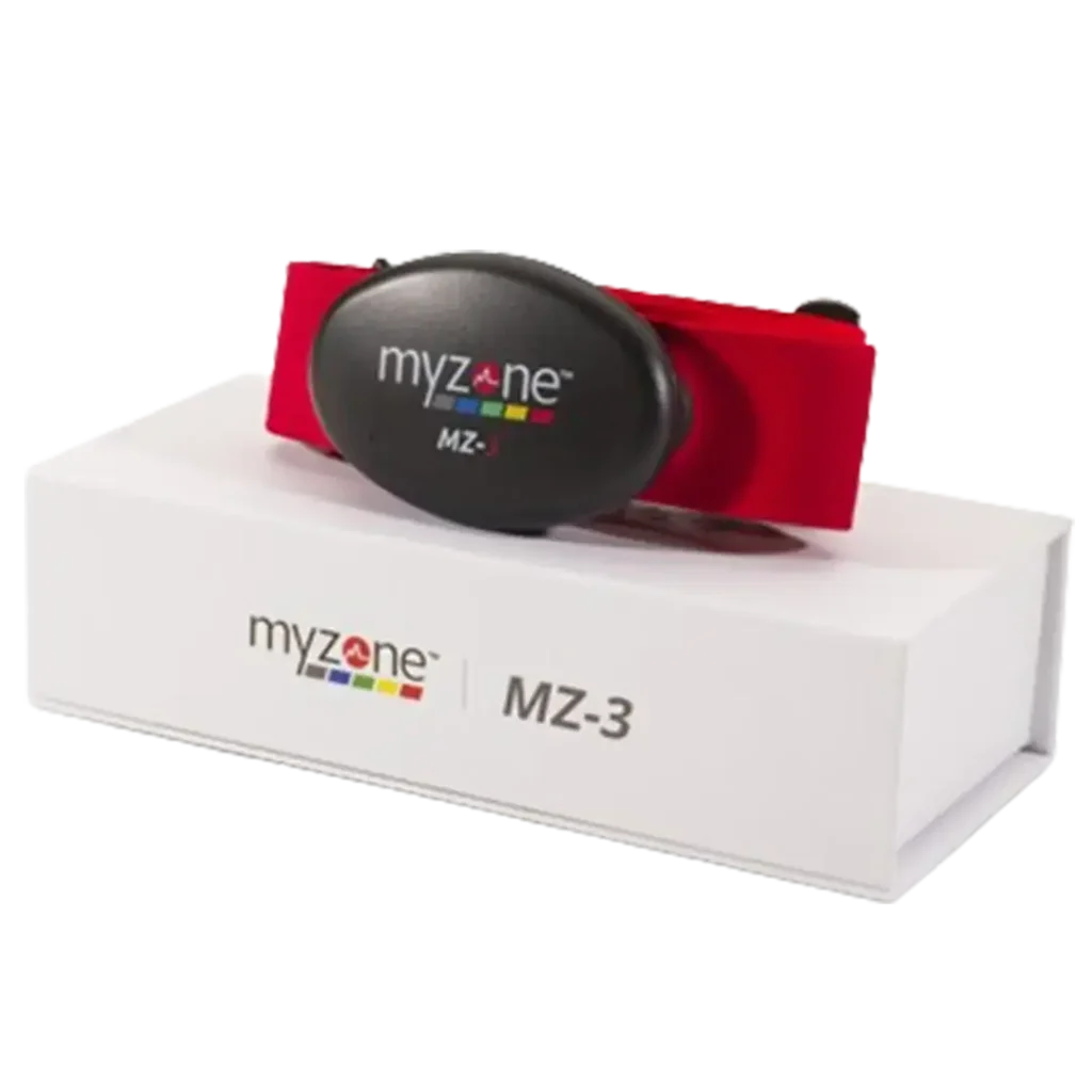 MyZone MZ-3, distinguished as one of the best wearable heart rate monitors, provides real-time feedback for improved training and fitness goals.
