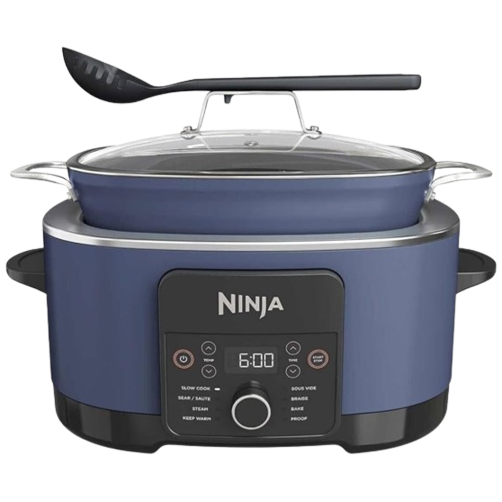 Ninja's MC1010 is a revolution in best quart slow cookers, featuring multiple cooking functions including steam, bake, and sauté options.