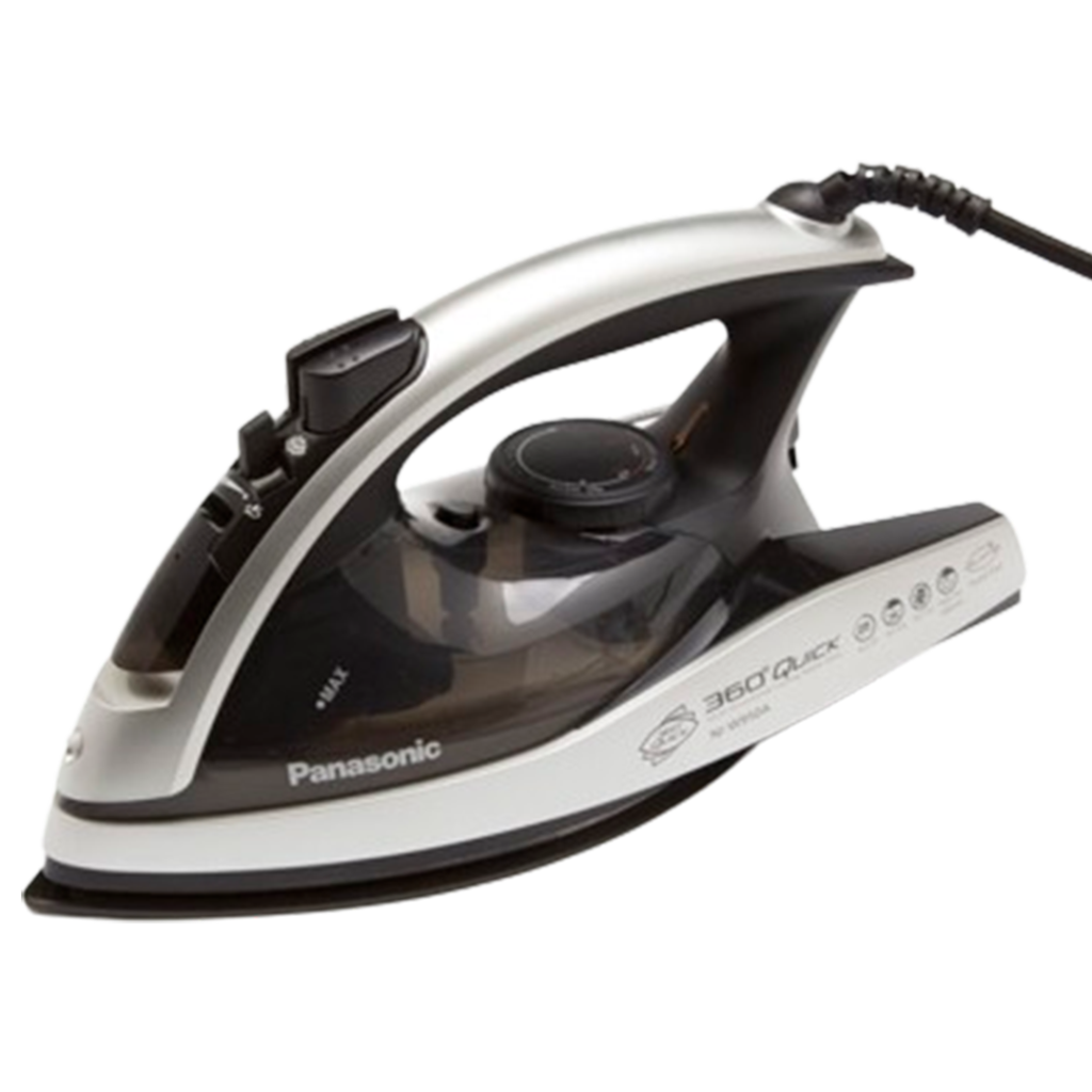 The Panasonic NI-W950A, a dynamic steam iron offering multi-directional ironing for quilting perfection.