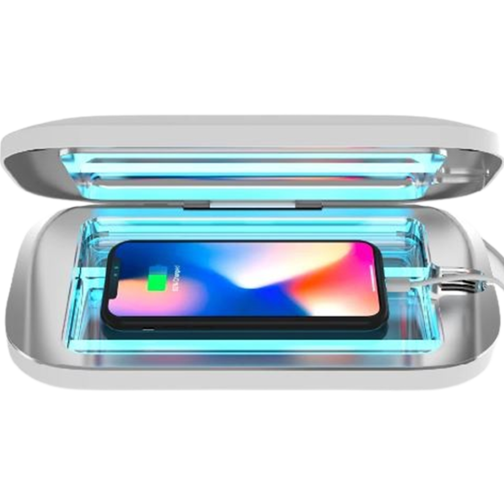 The PhoneSoap Pro provides a rapid sanitizing experience, making it a best phone sanitizer for those who need quick and reliable cleanliness.