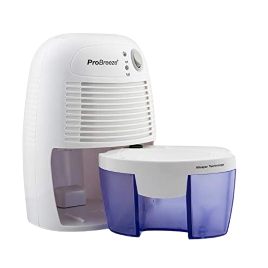 Pro Breeze Mini Portable Dehumidifier, ideal for campers, earns praise as the best dehumidifier for its portable yet powerful performance.
