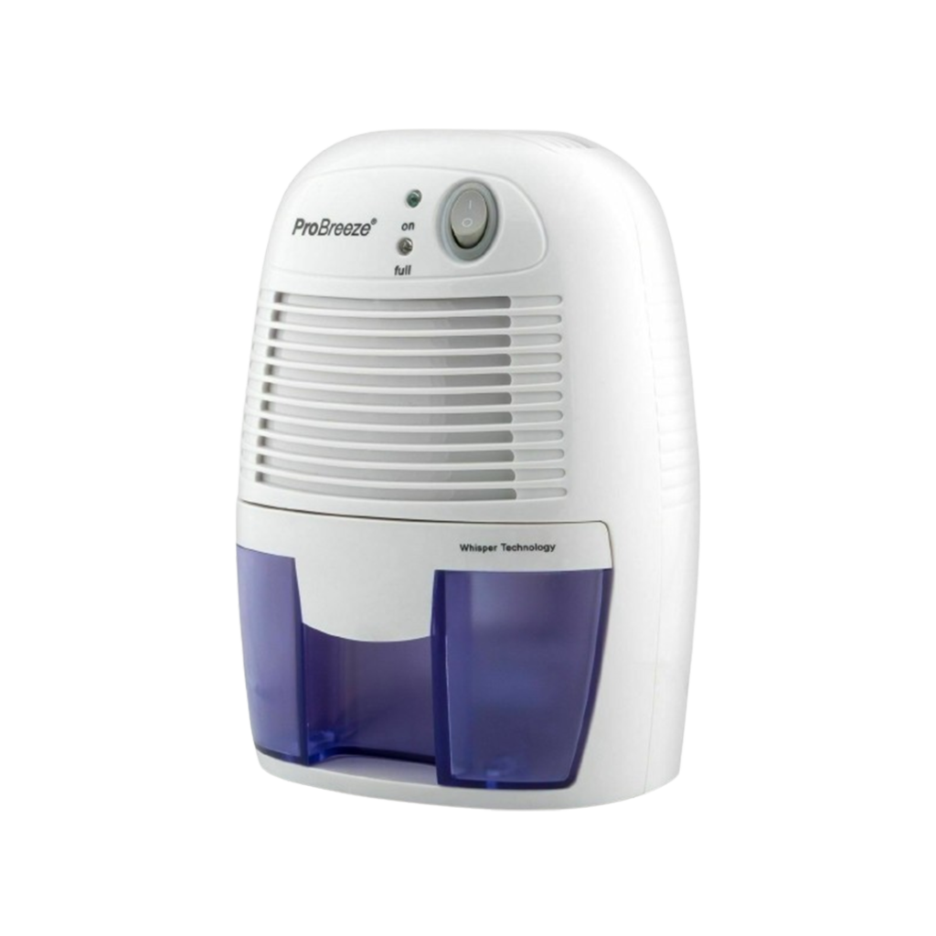 Pro Breeze Portable Dehumidifier provides a portable solution for moisture control, potentially the best dehumidifier for small bathrooms needing flexibility.