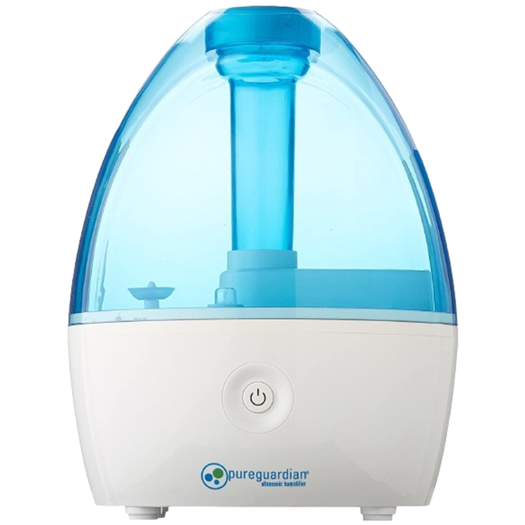 The PureGuardian Cool Mist Humidifier stands out as one of the best plant humidifiers, offering efficient hydration for plants in a modern design.