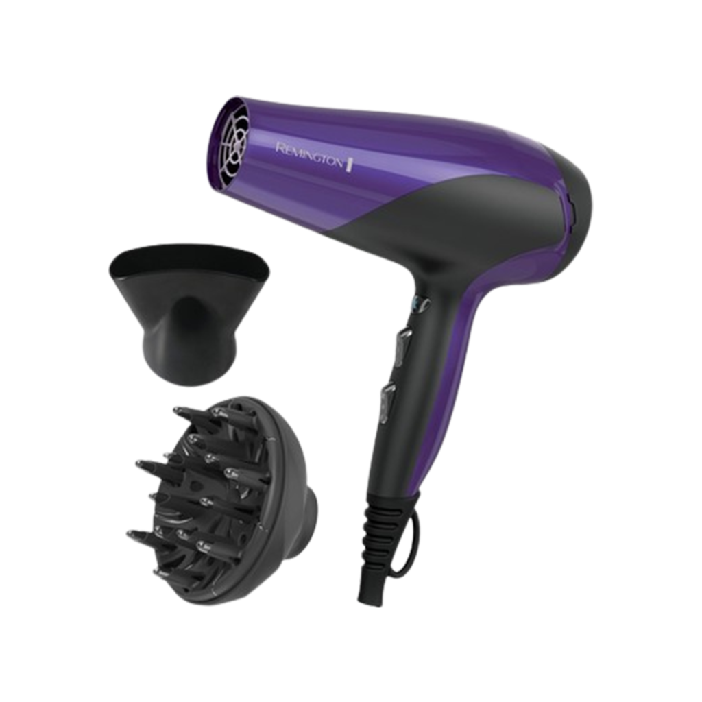 The Remington D3190, known as the best ceramic hair dryer for fine hair, combines ceramic + ionic + tourmaline technologies for less hair damage.
