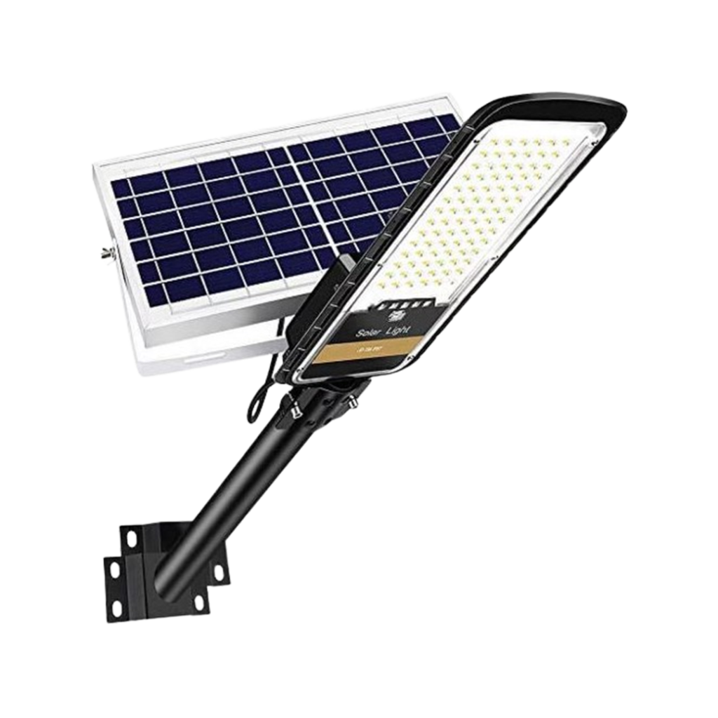 The RUOKID 80W Solar Street Lights Outdoor with dusk to dawn capabilities enhance public spaces, making them a leading choice for the best solar flood lights with motion sensor.