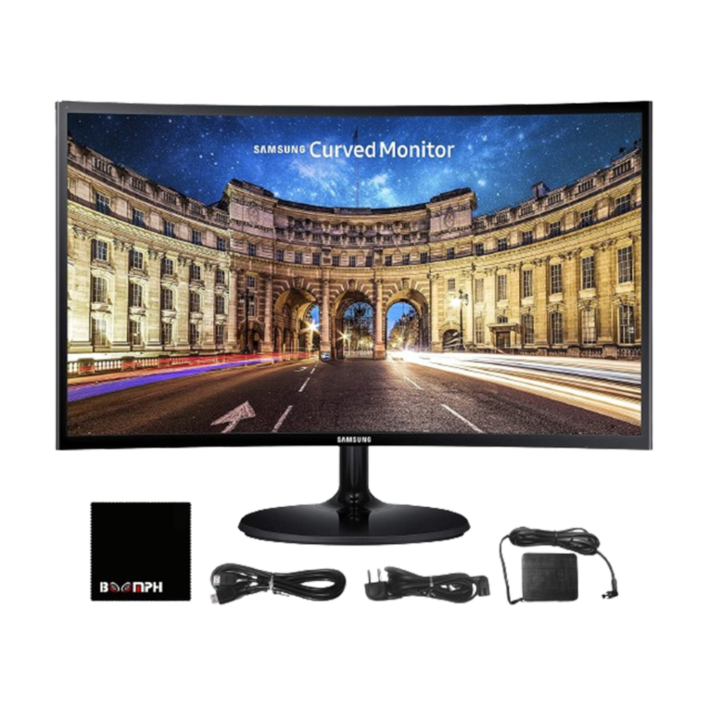 Dive into the Samsung CF390 27" curved monitor, a great choice for best monitor for Mac Pro, offering an immersive viewing experience.