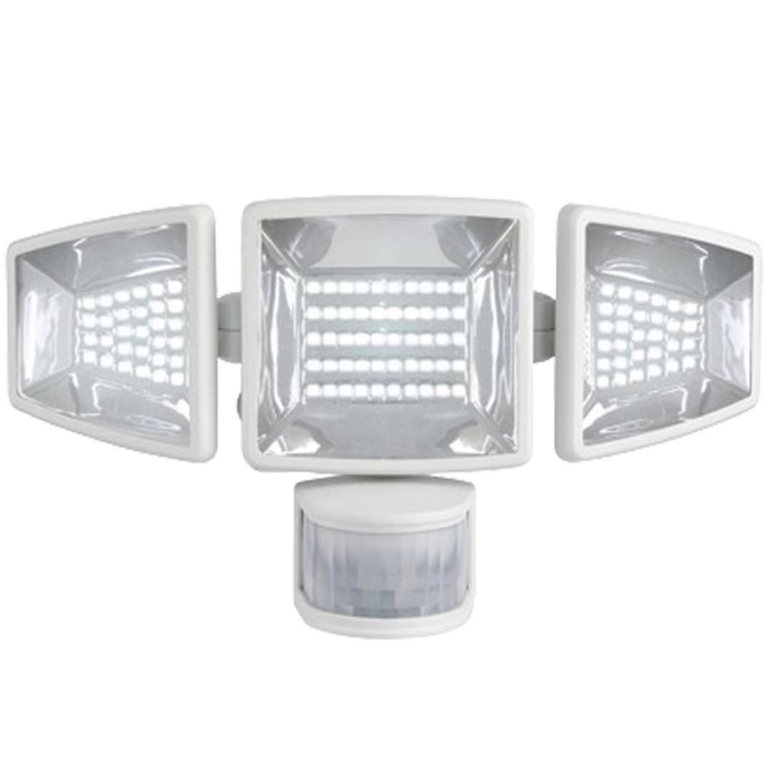 The Sunforce Triple Head Solar Motion Light excels in eco-friendly outdoor security, securing its spot as a top contender for best outdoor motion sensor flood lights.