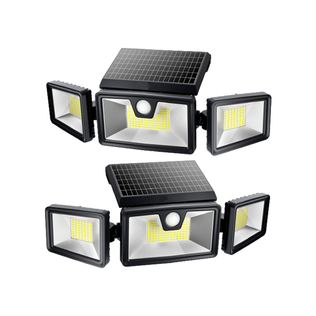 Featuring a robust 216 LED design, TBI Security Solar Lights Outdoor are highly rated for their powerful and responsive best solar flood lights with motion sensor technology.