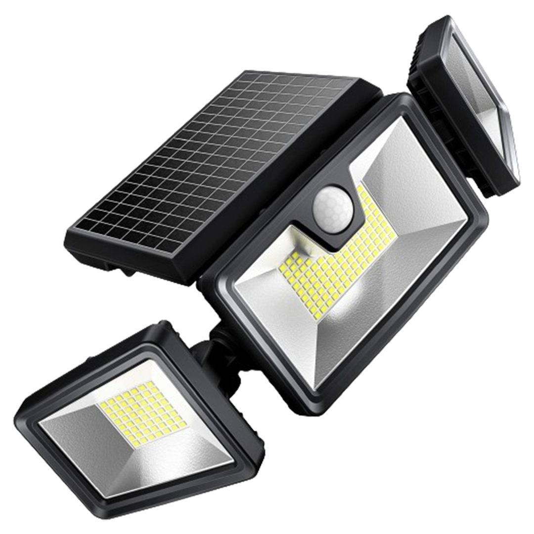 TBI Security Solar Lights Outdoor are equipped with 216 LEDs, earning their place as one of the best solar flood lights with motion sensor for extensive outdoor areas.