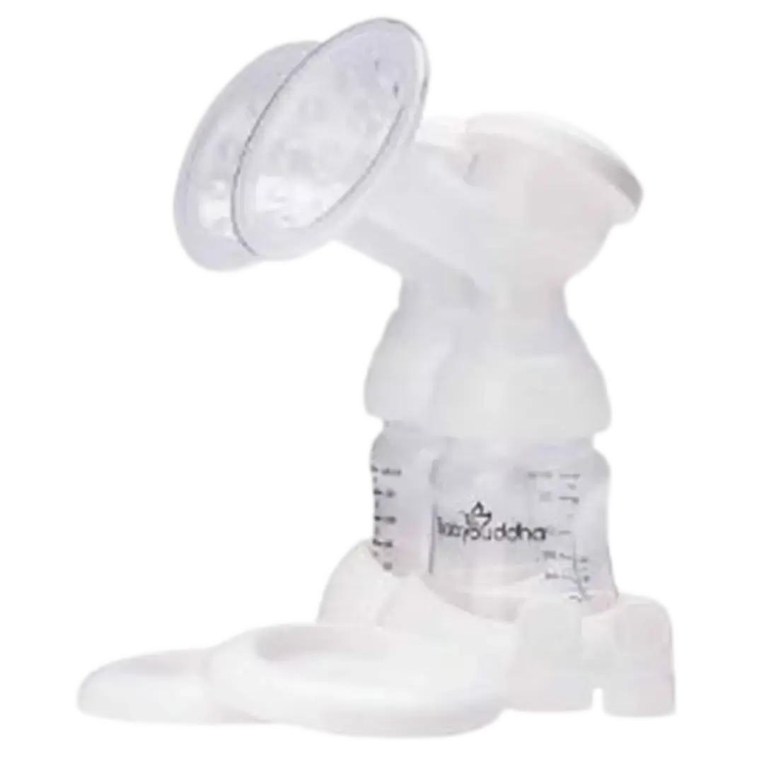 This image showcases the Baby Buddha breast pump known for its affordability and wearability, making it a top choice for nursing mothers seeking the best pump without breaking the bank.