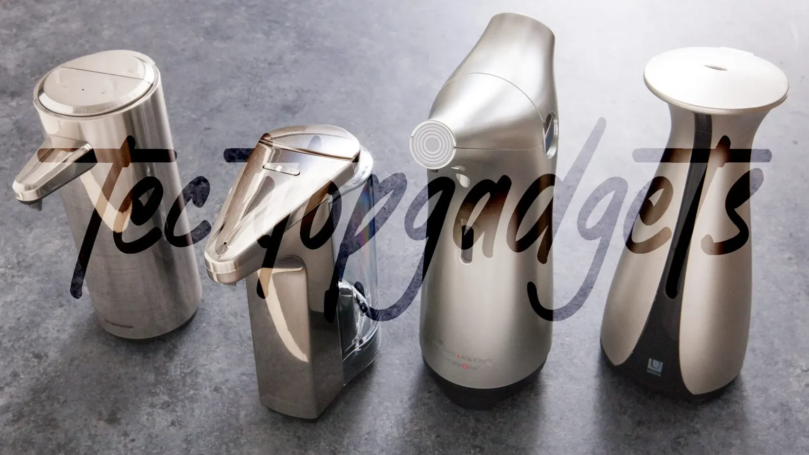 A collection of the best-rated automatic soap dispensers on the market, including various models from YIKHOM and other top brands, showcasing cutting-edge technology and design.