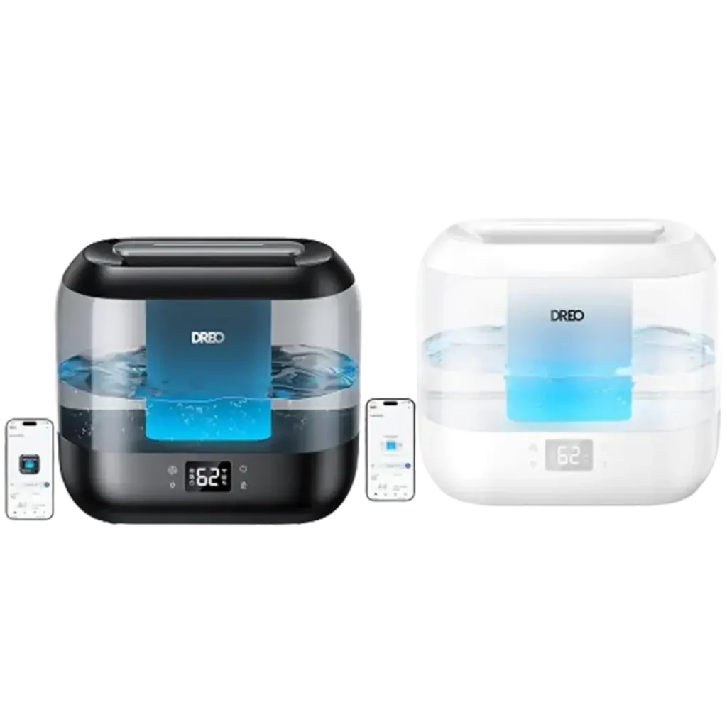 The Dreo 4L Smart Humidifier, ideal for preventing nosebleeds, offers smart features and a large capacity for continuous comfort.